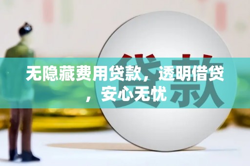 沙田无隐藏费用贷款，透明借贷，安心无忧