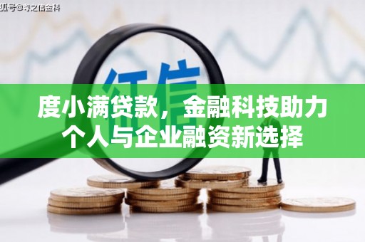 沙田度小满贷款，金融科技助力个人与企业融资新选择