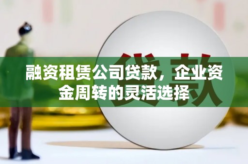 沙田融资租赁公司贷款，企业资金周转的灵活选择