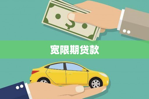 沙田宽限期贷款