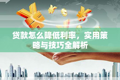 沙田贷款怎么降低利率，实用策略与技巧全解析
