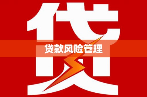 沙田贷款风险管理