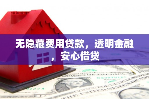 沙田无隐藏费用贷款，透明金融，安心借贷
