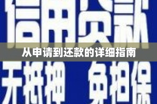 沙田从申请到还款的详细指南
