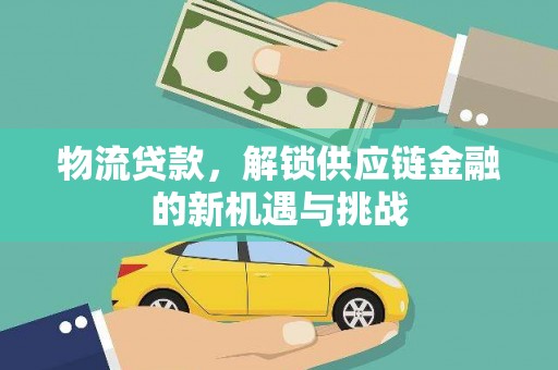 沙田物流贷款，解锁供应链金融的新机遇与挑战