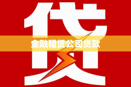 沙田金融租赁公司贷款