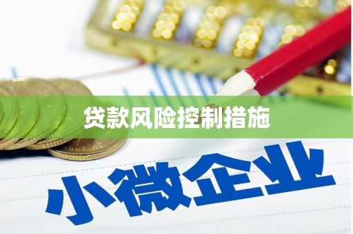 沙田贷款风险控制措施